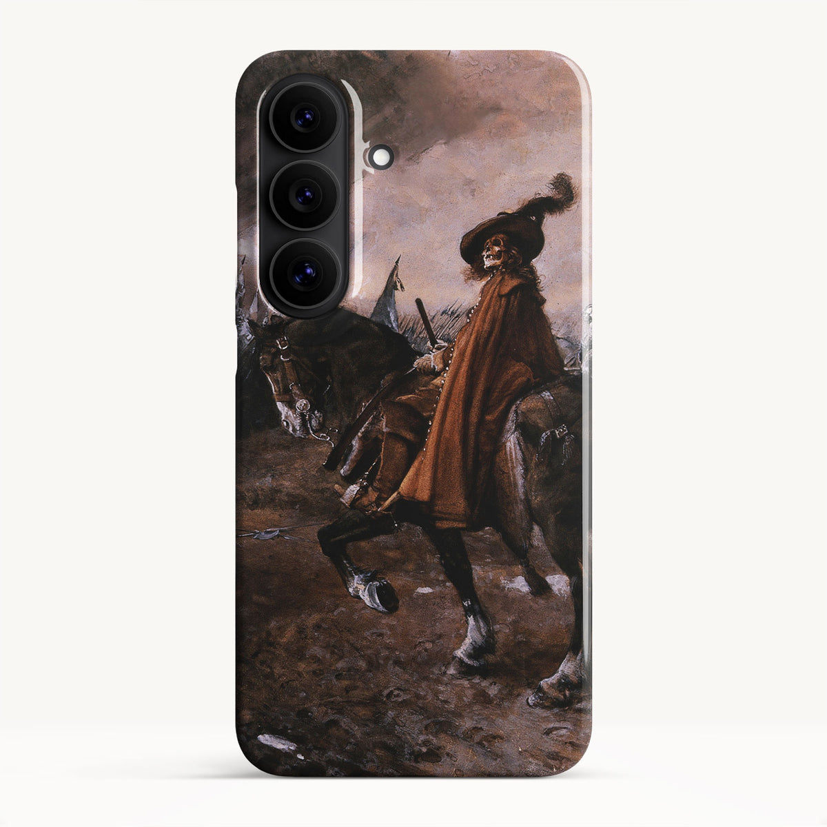 Death As General Rides A Horse On A Battlefield by Edgar Bundy - iPhone ...