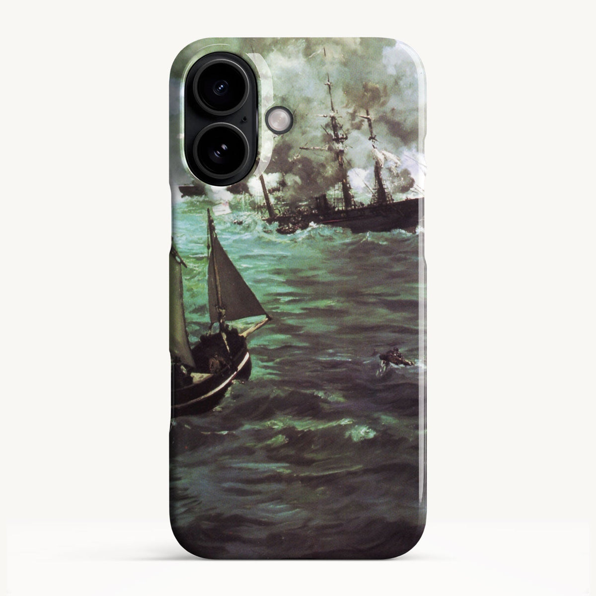 Battle of Kearsarge and the Alabama by Edouard Manet - iPhone Cases ...