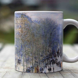 Ceramic Mugs Claude Monet Boulevard des Capucines