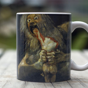 Ceramic Mugs Francisco Goya Saturn Devouring His Son