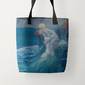 Tote Bags Howard Pyle Mermaid