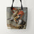 Tote Bags Jacques-Louis David Bonaparte Crossing the Grand Saint-Bernard Pass