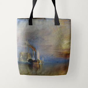 Tote Bags JMW Turner The Fighting Temeraire Tugged to Her Last Berth