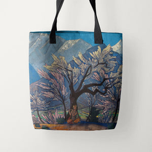 Tote Bags Nicholas Roerich Krishna Spring in Kulu