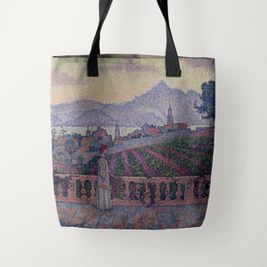 Tote Bags Paul Signac The Terrace, Saint Tropez