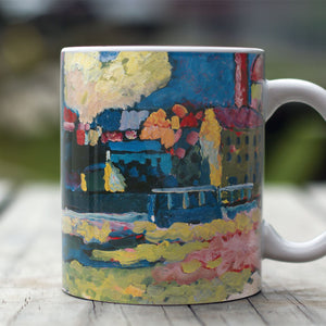 Ceramic Mugs Vasily Kandinsky Munich-Schwabing with the Church of St. Ursula