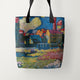 Tote Bags Vasily Kandinsky Munich-Schwabing with the Church of St. Ursula