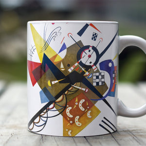 Ceramic Mugs Vasily Kandinsky On White II